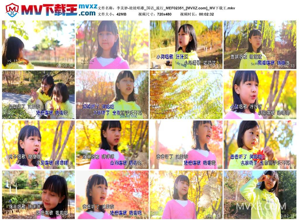 李美妙-娃娃唱歌_国语_流行_MEF02351